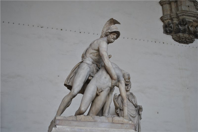скульптура Менелай с телом Патрокла